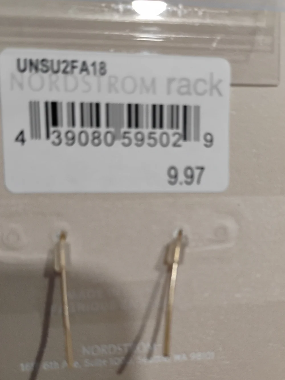 Melrose and Market Three-Pair Earring Set in Black, White, and Silver NWT